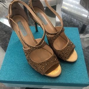 Gold Betsey Johnson Sandal